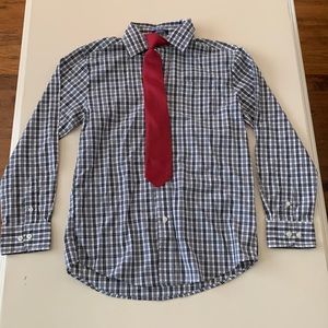 Champs Dress Shirt with clip tie